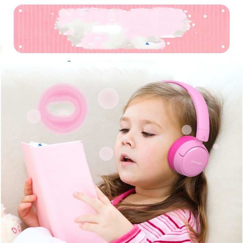 JMT-811210 Folding Children's Stereo Headset with Voice Control and Adjustable Volume