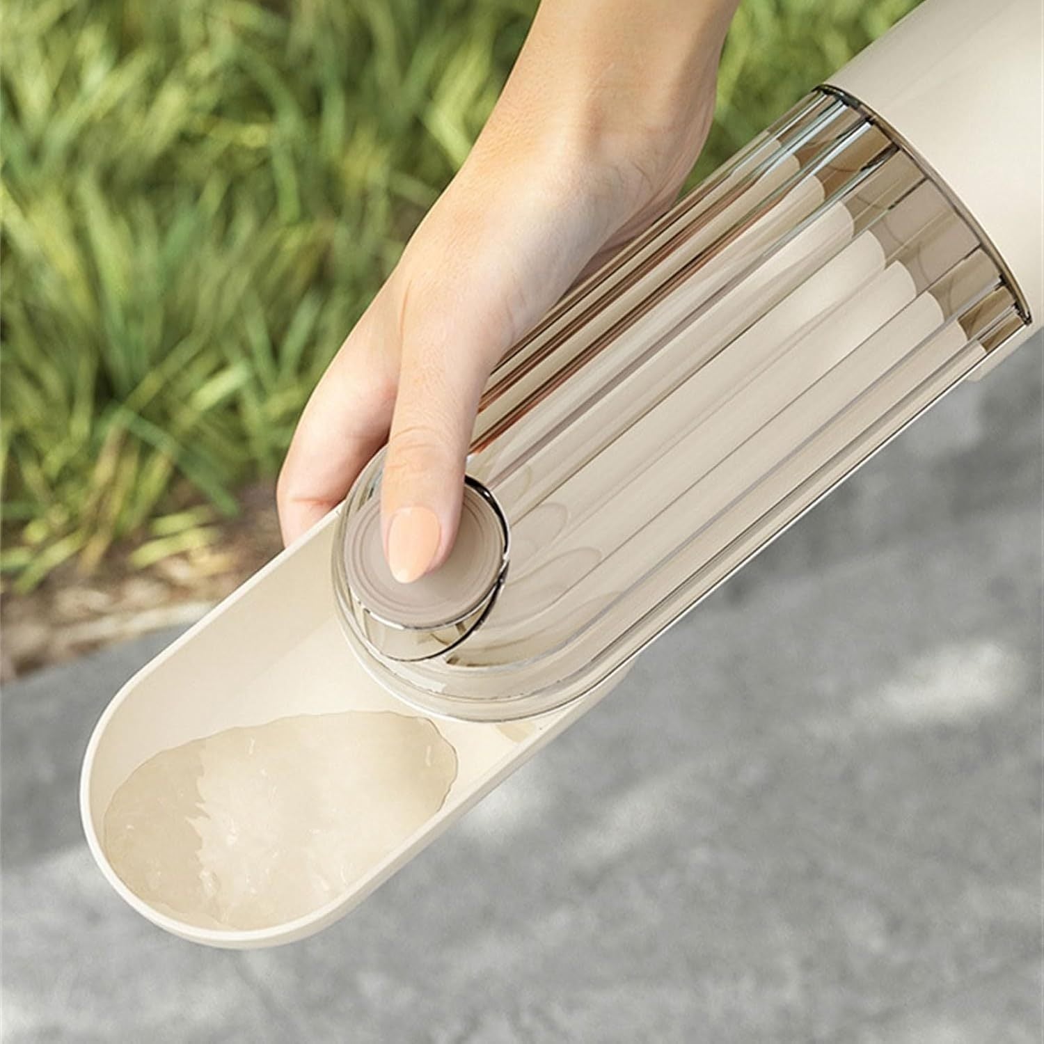 JMT-811210 Portable Leak-Proof Dog Water Bottle with Food Dispenser for Outdoor Activities