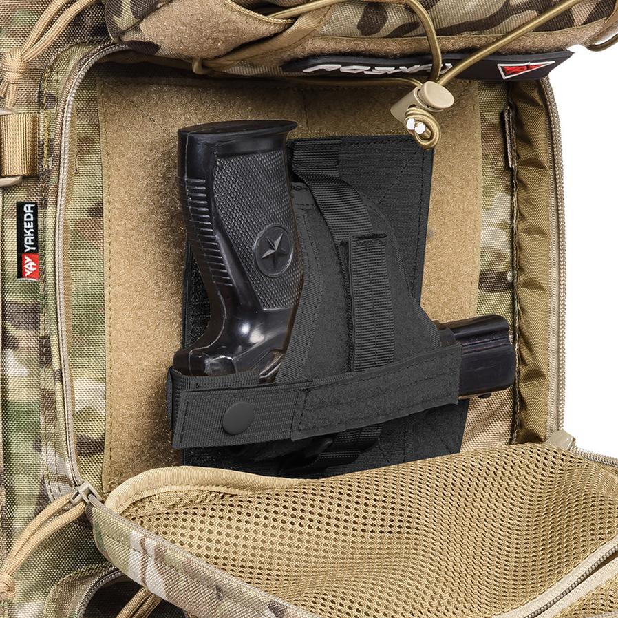 JMT-811274 Tactical Outdoor Holster in Black Army Fan Camouflage for Sports and Accessories