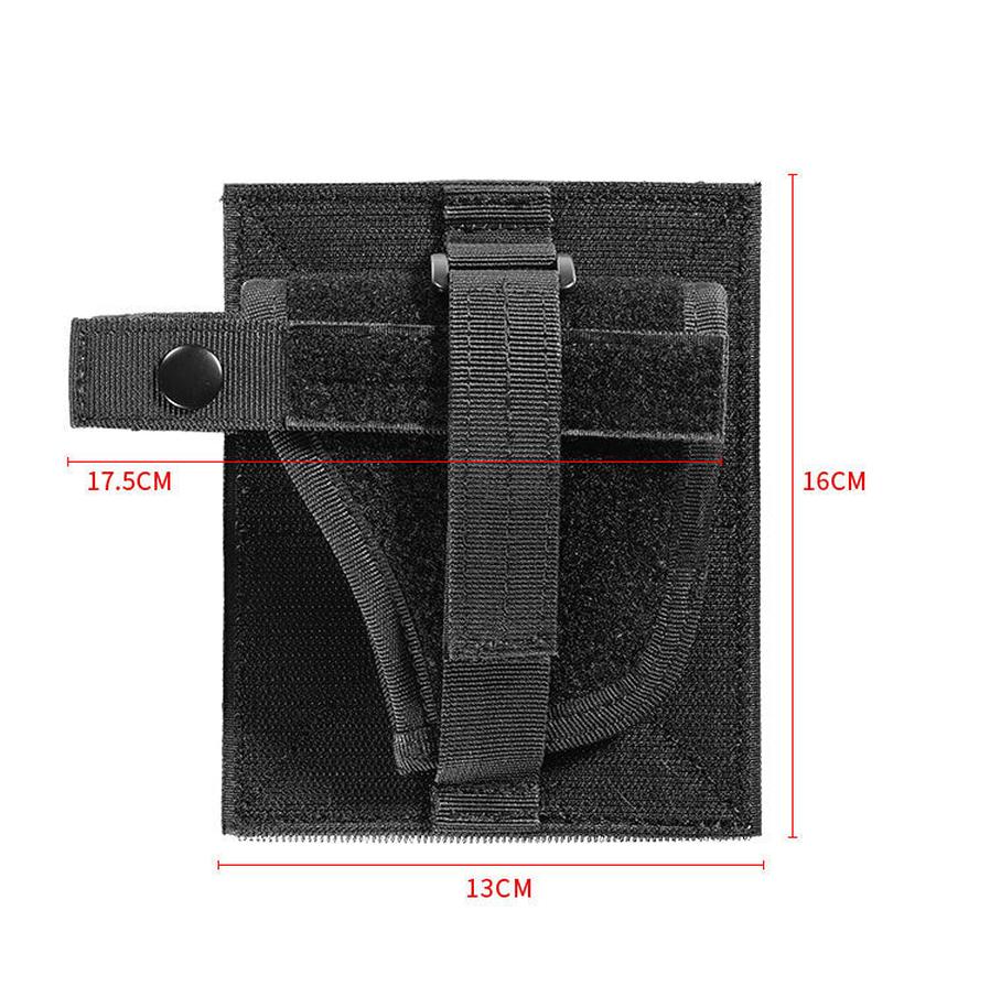 JMT-811274 Tactical Outdoor Holster in Black Army Fan Camouflage for Sports and Accessories