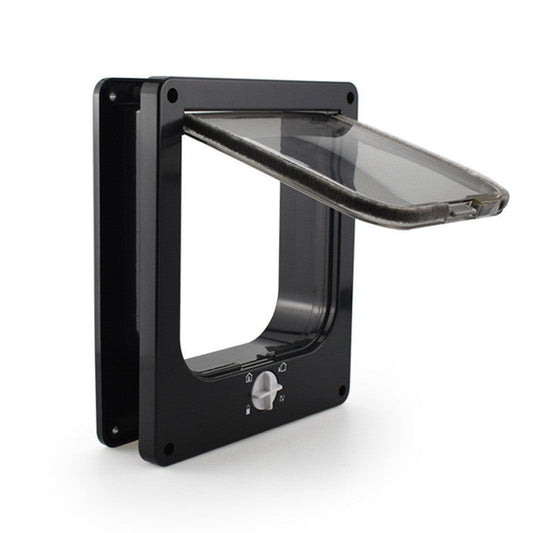 JMT-811402 Indoor Cat and Dog Door with Rotary Lock and Magnetic Closure - Weatherproof Design for Cats and Small Dogs - Various Sizes Available