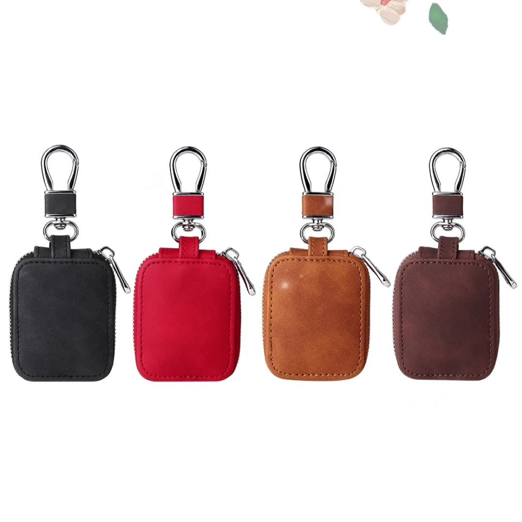 JMT-811530 Universal Clamshell Protective Case for Bluetooth Headsets - Faux Leather Headphone Cover