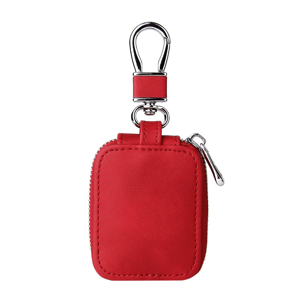 JMT-811530 Universal Clamshell Protective Case for Bluetooth Headsets - Faux Leather Headphone Cover