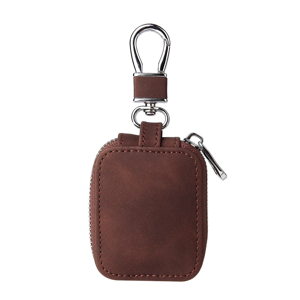 JMT-811530 Universal Clamshell Protective Case for Bluetooth Headsets - Faux Leather Headphone Cover