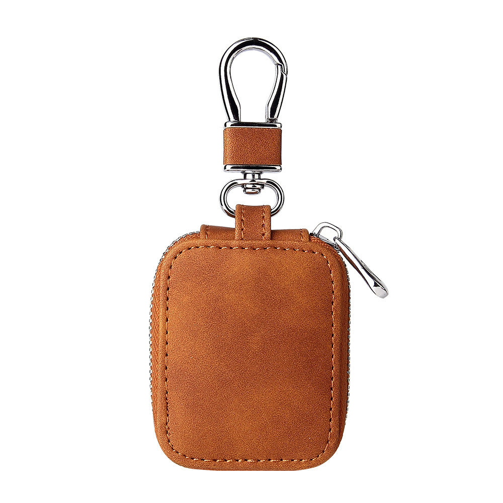 JMT-811530 Universal Clamshell Protective Case for Bluetooth Headsets - Faux Leather Headphone Cover