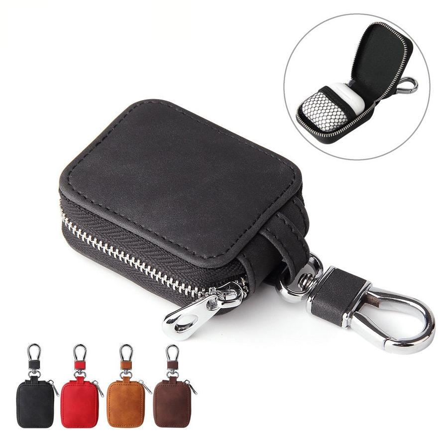 JMT-811530 Universal Clamshell Protective Case for Bluetooth Headsets - Faux Leather Headphone Cover