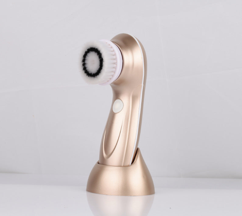 JMT-811786 USB Rechargeable Ultrasonic Facial Cleansing Device with Waterproof Design and Dual-Gear Function