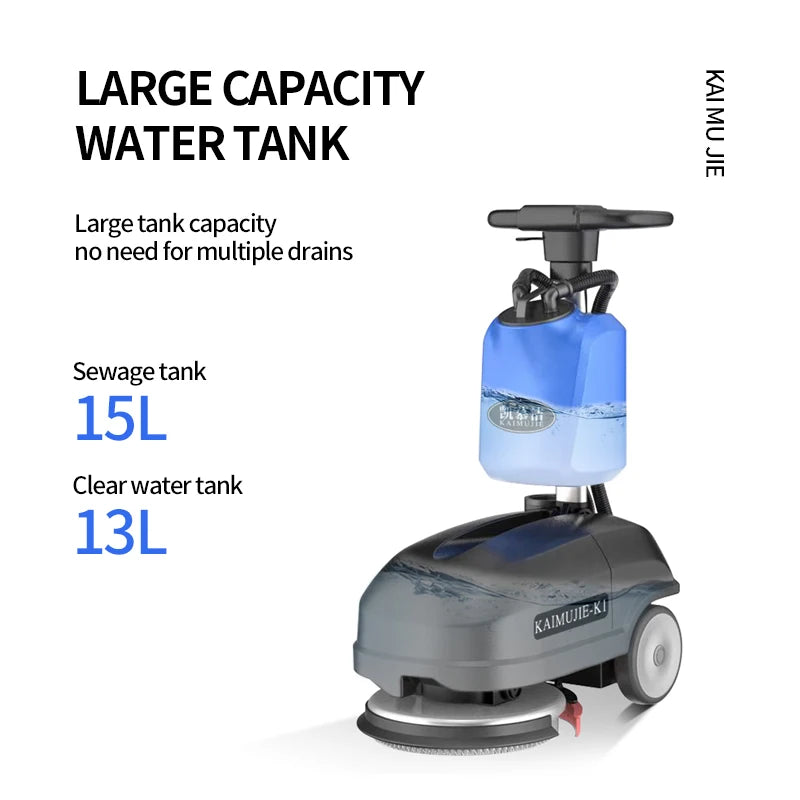 JMT-812170 Collapsible Floor Scrubber and Dryer with Washing and Scrubbing Functions
