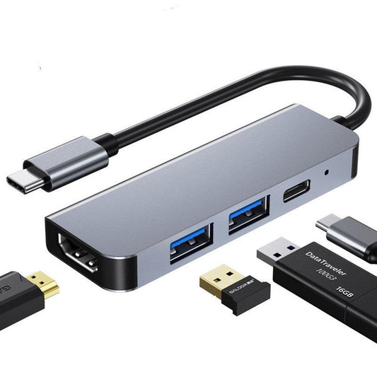 JMT-812170 Compact Type-C Docking Station with 4K HDMI, PD Fast Charging, and USB Hub Functionality