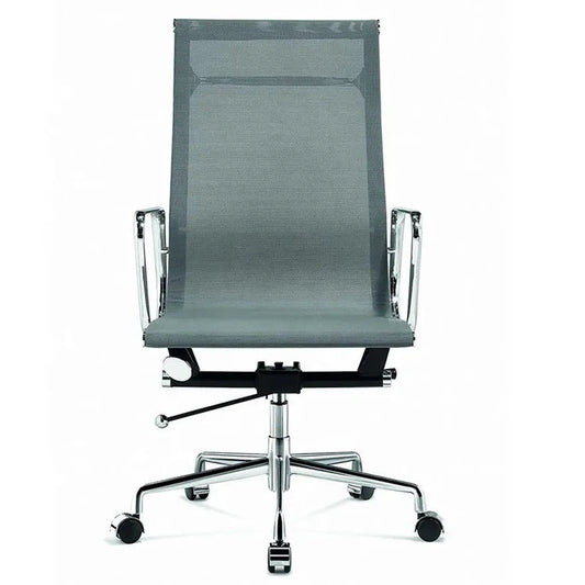 JMT-812298 Contemporary Mesh Office Chair with Aluminium Frame and Padded Seat
