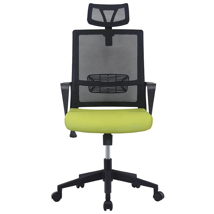 JMT-812298 Contemporary Mesh Office Chair with Aluminium Frame and Padded Seat