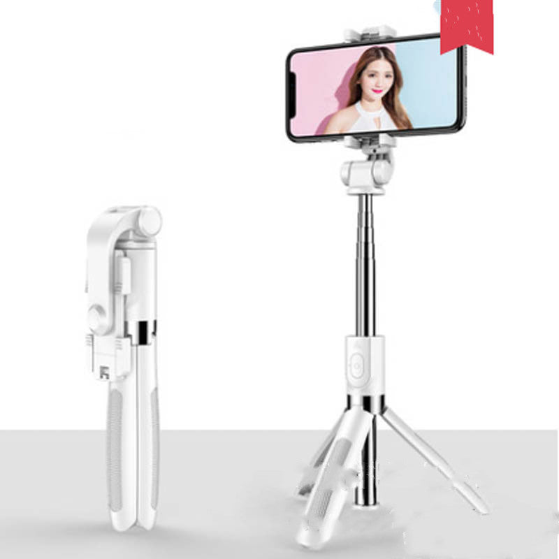 JMT-812554 Universal Tripod Selfie Stick with Bluetooth Remote for Mobile Phones (3.5-6.2 inches) - Adjustable Height (186-700 mm)