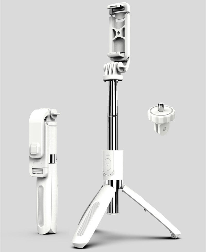 JMT-812554 Universal Tripod Selfie Stick with Bluetooth Remote for Mobile Phones (3.5-6.2 inches) - Adjustable Height (186-700 mm)