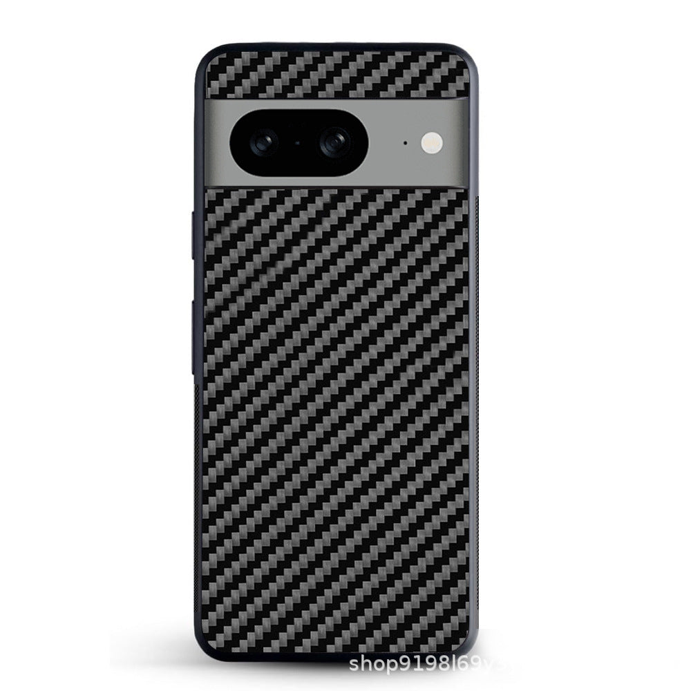 JMT-812874 Real Carbon Fiber TPU Phone Protective Case - Multiple Color Options Available