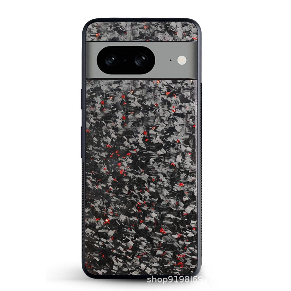 JMT-812874 Real Carbon Fiber TPU Phone Protective Case - Multiple Color Options Available