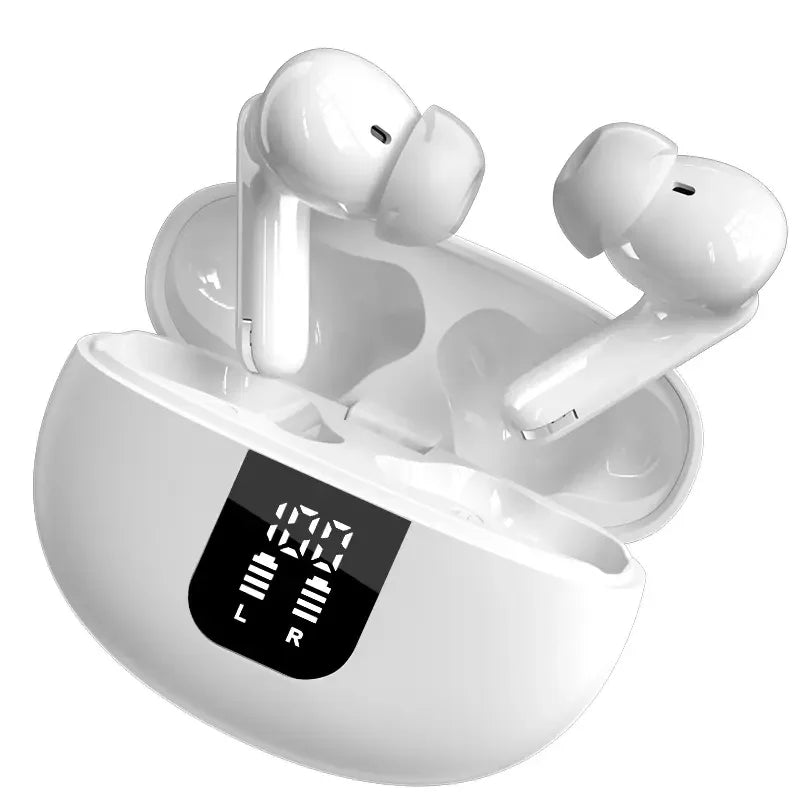 JMT-812874 Wireless In-Ear Gaming Headphones with AI Translation, LED Display, Noise Cancelling, Waterproof Features, and Bluetooth Connectivity