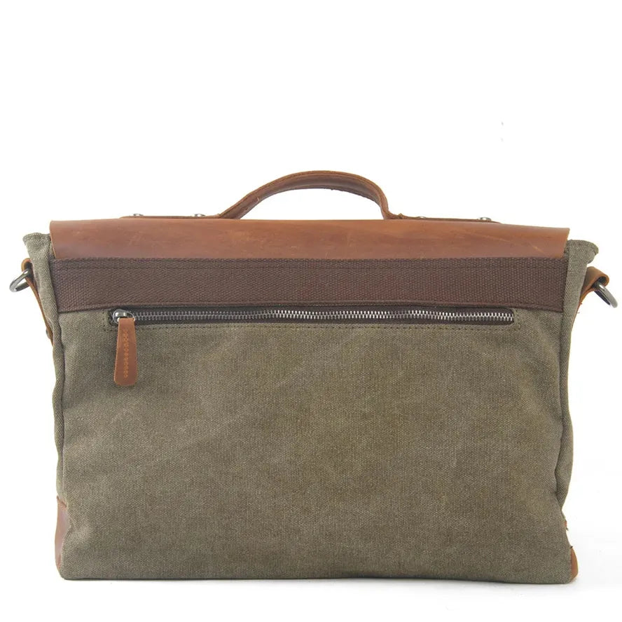 JMT-812938 Leather Laptop Briefcase Tote Bag for Men - Versatile and Stylish Office Bag