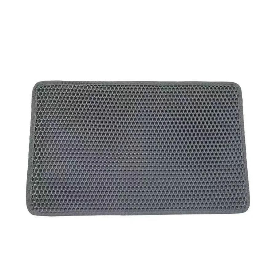 JMT-813002 Waterproof Double Layer Cat Litter Pad, Eco-Friendly EVA Cat Cleaning Mat for Easy Maintenance