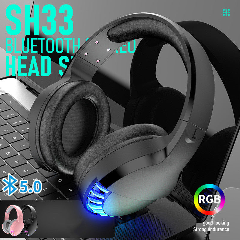 JMT-813322 Wireless Heavy Bass Noise Reduction Gaming Headset with Stereo Sound and Voice Control