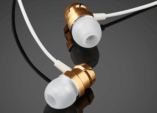JMT-813834 Metal In-Ear Earphones with Turbo Bass and Microphone for Mobile and Computer Use
