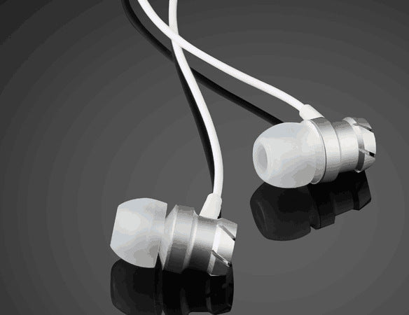 JMT-813834 Metal In-Ear Earphones with Turbo Bass and Microphone for Mobile and Computer Use