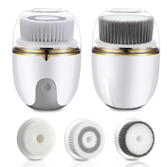 JMT-814090 Electric Cleansing Brush with Interchangeable Heads for Deep Skin Cleaning and Makeup Removal