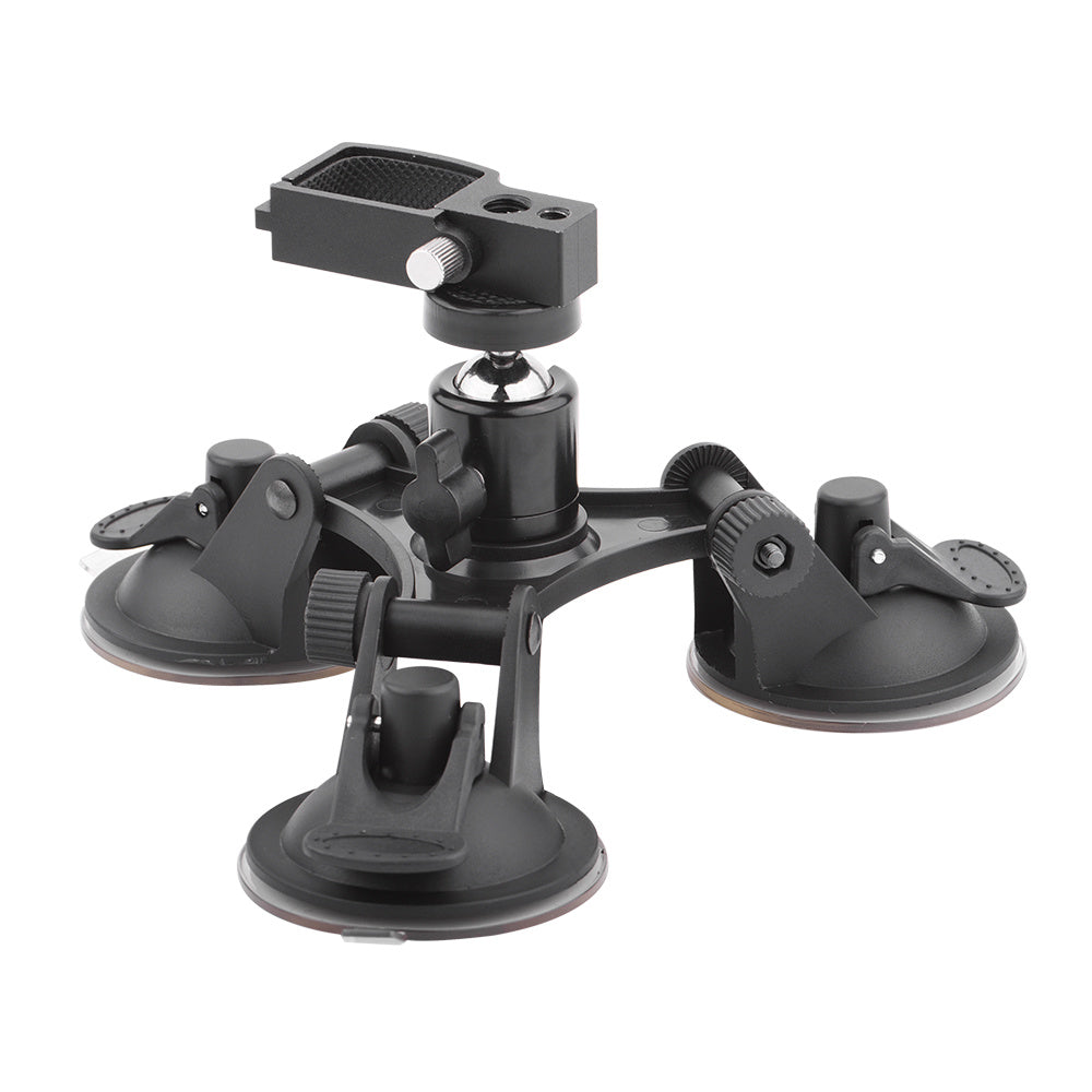 JMT-814218 Secure Suction Cup Camera Stabilizer with Adjustable Angle and 1/4 Inch Screw Adapter