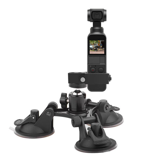 JMT-814218 Secure Suction Cup Camera Stabilizer with Adjustable Angle and 1/4 Inch Screw Adapter