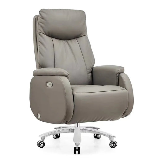 JMT-814602 Ergonomic High Back Office Chair with Lumbar Support and Footrest, PU Leather Finish