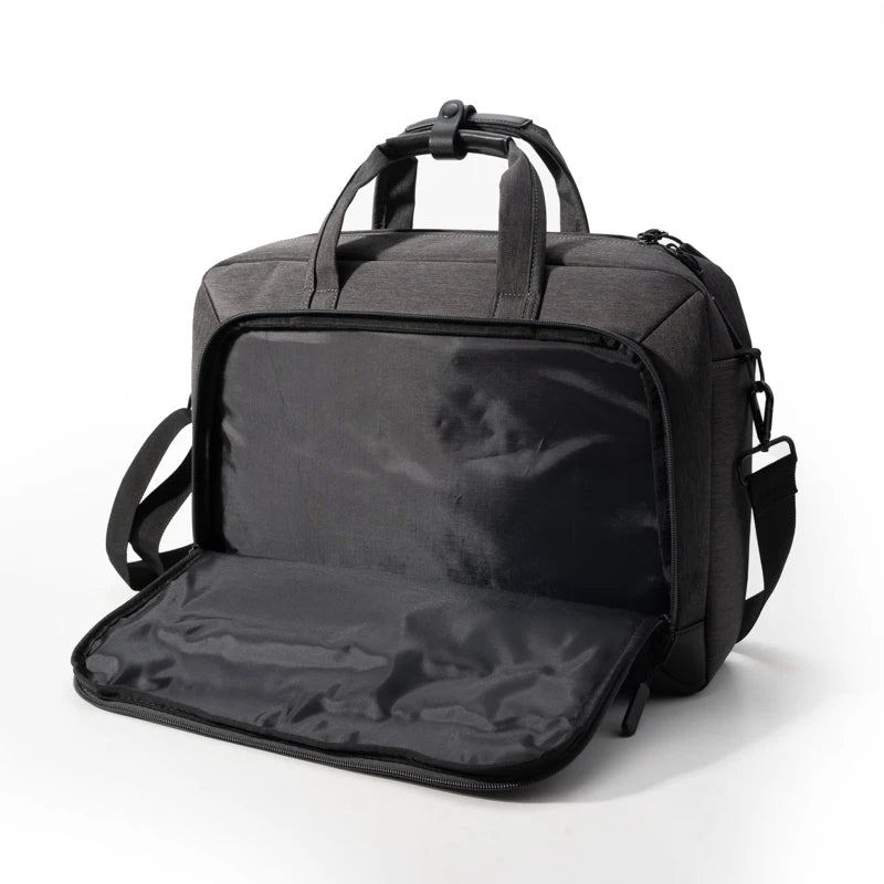 JMT-814666 Stylish Casual Laptop Bag for Men - Solid Color Handbag & Briefcase