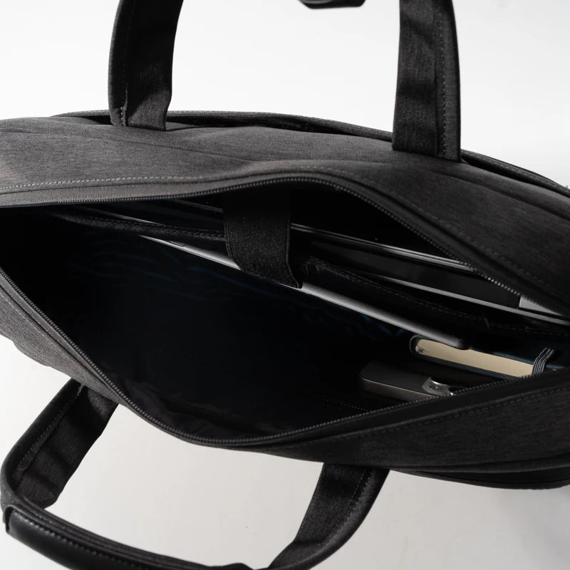 JMT-814666 Stylish Casual Laptop Bag for Men - Solid Color Handbag & Briefcase