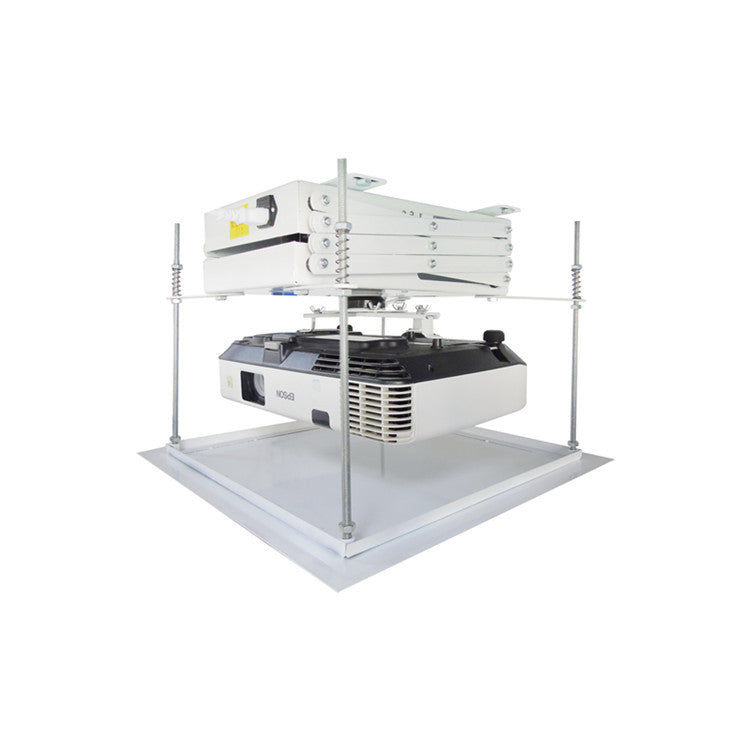 JMT-814858 Electric Lifting Projector Hanger with Ultra-Thin Chassis - 0.8m Travel, Wireless Remote Control, 10KG Load Capacity