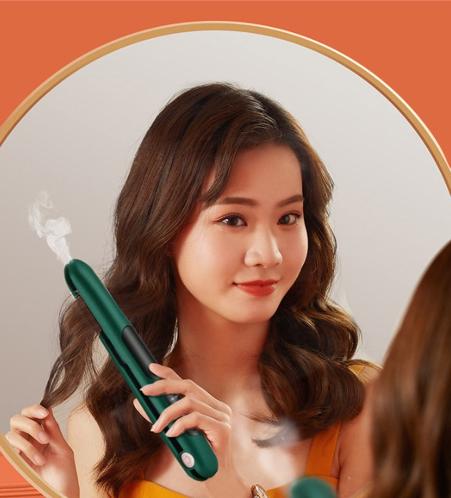 JMT-814986 Portable Wireless Rechargeable Spray Hair Straightener with Adjustable Temperature Settings and 30-Minute Use Time