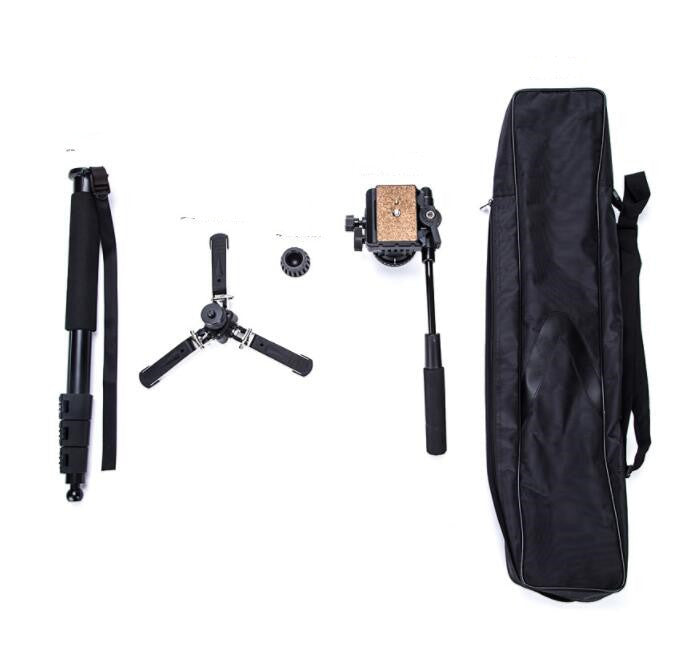 JMT-815370 Portable Monopod 588 for SLR, Mirrorless, and DV Cameras, Max Height 166cm, Lightweight Aluminum Alloy