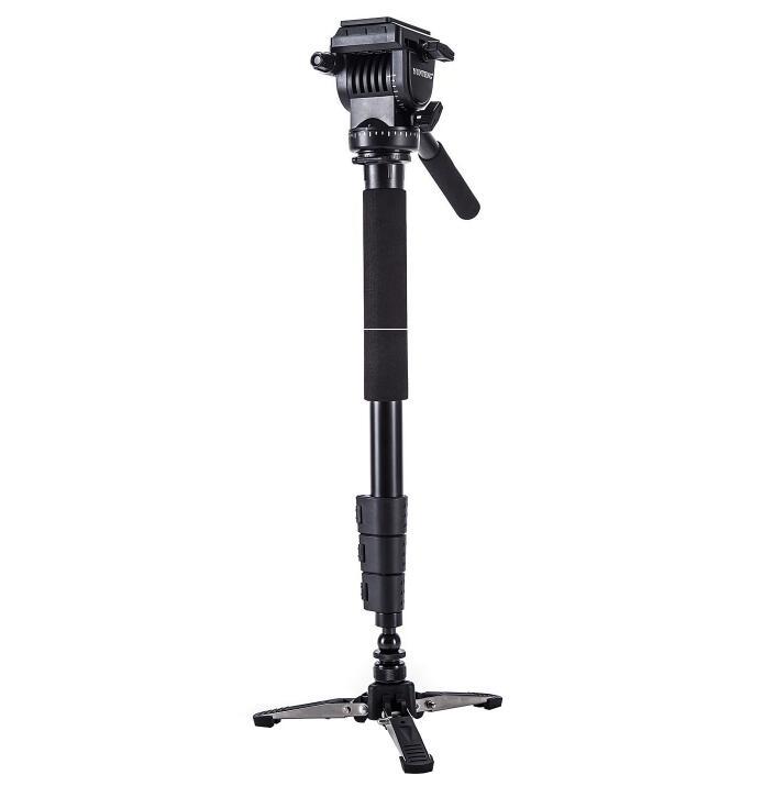 JMT-815370 Portable Monopod 588 for SLR, Mirrorless, and DV Cameras, Max Height 166cm, Lightweight Aluminum Alloy