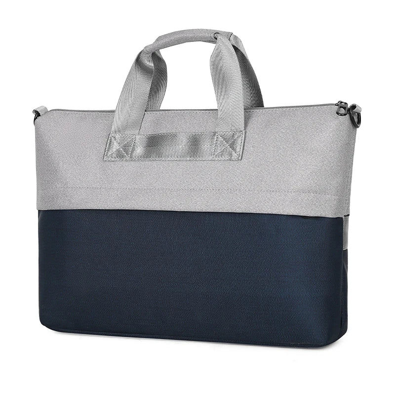 JMT-815818 Navy Blue Waterproof Laptop Shoulder Bag for Business Use