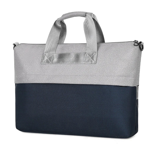 JMT-815818 Navy Blue Waterproof Laptop Shoulder Bag for Business Use