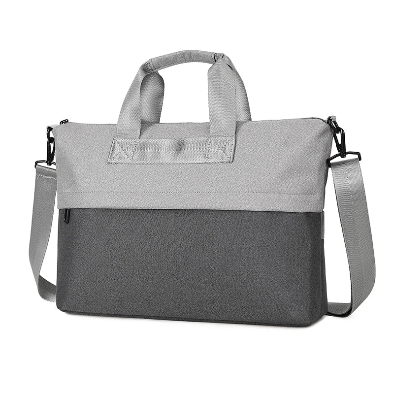 JMT-815818 Navy Blue Waterproof Laptop Shoulder Bag for Business Use