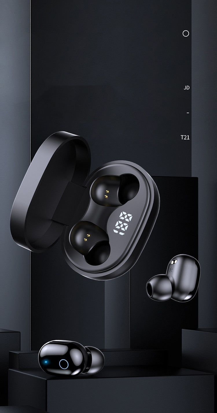 JMT-815818 Wireless Sports Bluetooth Headset with Smart Digital Display and Voice Control