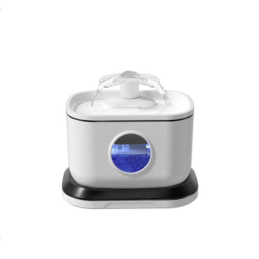 JMT-816010 Stainless Steel Pet Water Dispenser with Wireless Pump and Water Level Sensor, 2.5L Capacity