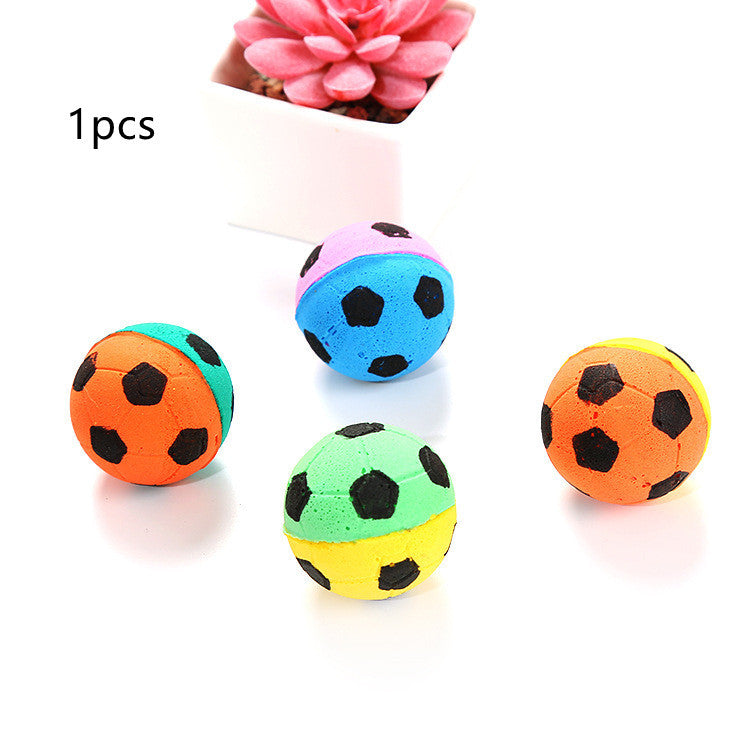 JMT-816138 Foam Marbles Cat Toy - Colorful 4cm Ball for Interactive Play