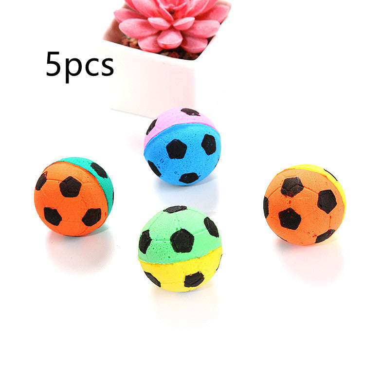 JMT-816138 Foam Marbles Cat Toy - Colorful 4cm Ball for Interactive Play