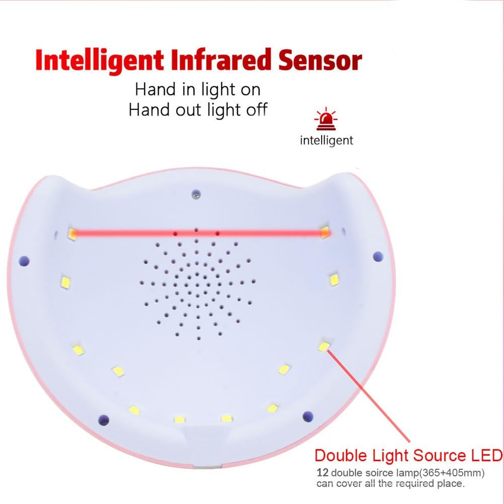 JMT-816138 LED Phototherapy Nail Lamp with On-Screen Sensor for UV/LED Gel Application
