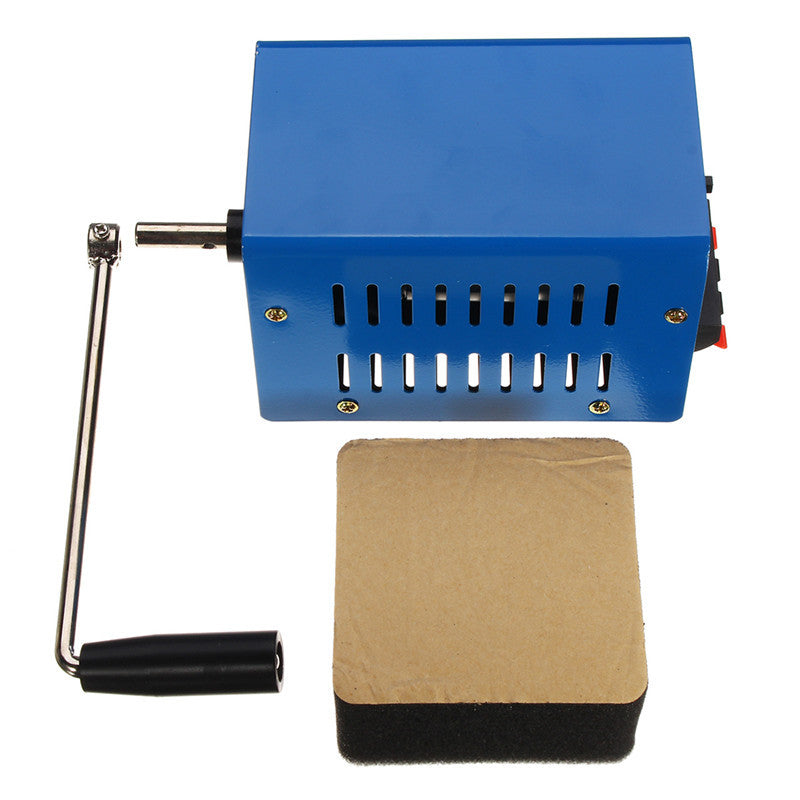 JMT-816330 Hand Crank Generator with USB Charging - 20W Power, Metal Design, Compact & Portable
