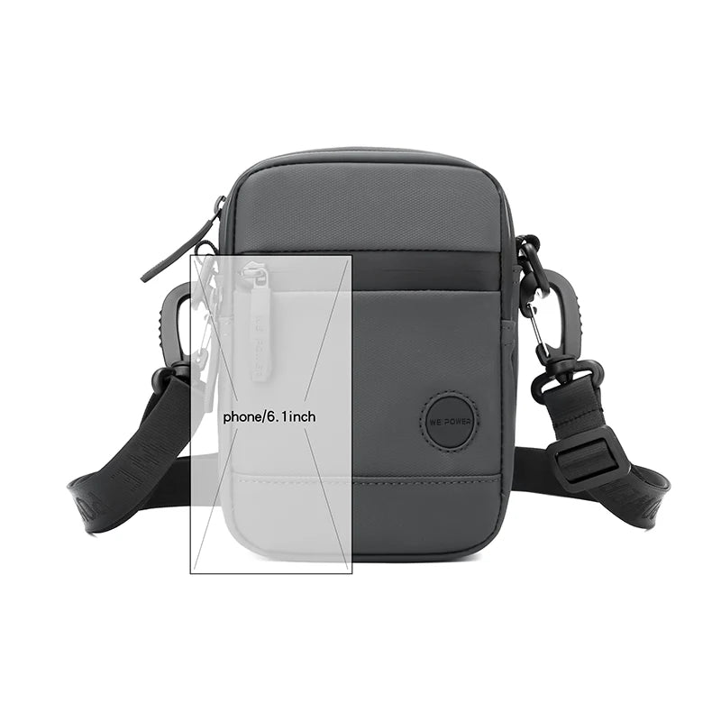 JMT-816714 Nylon Crossbody Shoulder Bag for Men with Custom Logo Design