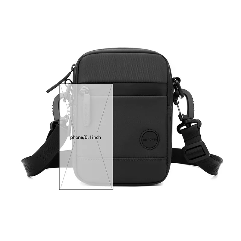 JMT-816714 Nylon Crossbody Shoulder Bag for Men with Custom Logo Design