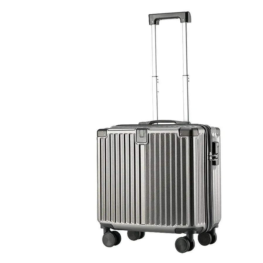 JMT-817034 Stylish Rolling Luggage with USB Charger and Cup Holder - Ideal Travel Companion for Girls