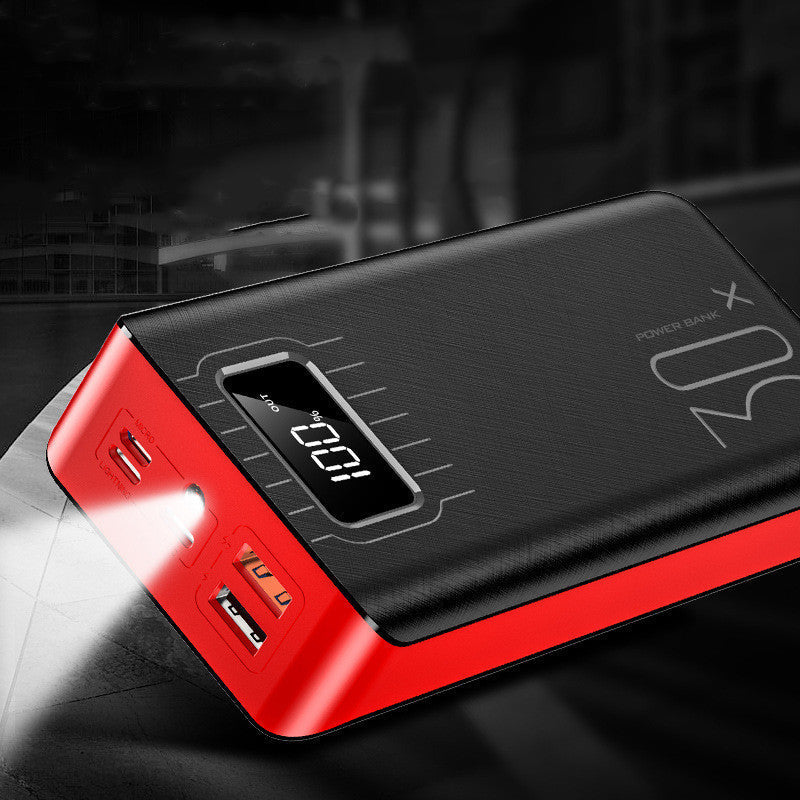JMT-817162 High-Capacity 30000mAh Power Bank with Digital Display and LED Light