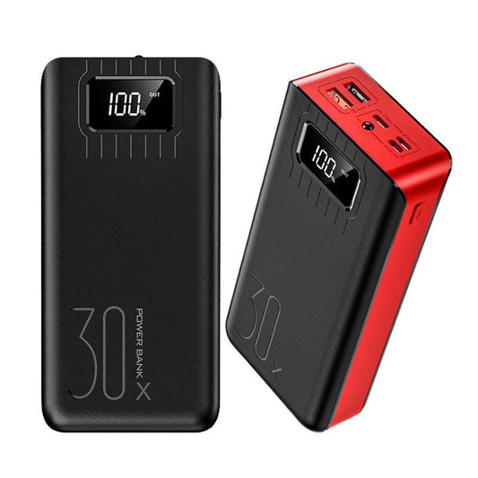 JMT-817162 High-Capacity 30000mAh Power Bank with Digital Display and LED Light