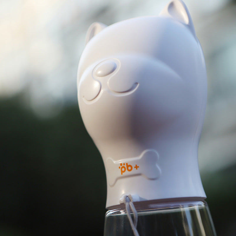 JMT-817162 Portable Pet Water Bottle with Drinking Cup for Dogs and Cats - Leak-Proof Design, Ideal for Outdoor Use